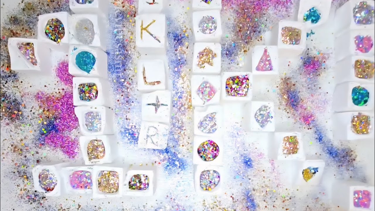 1K Tiktok Followers Celebration - 32 Mini Chalk & Glitter Bomb ASMR Crush