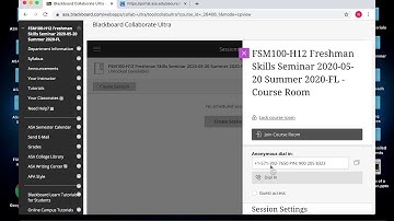 Tutorial: Virtual Class Blackboard Collaborate Ultra