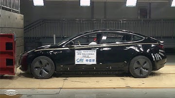 Tesla Model 3 Low Speed Crash Test by C-IASI