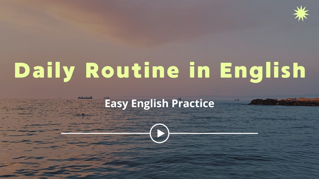 A Simple Day in English | Daily Routine Story for Practice| Simple English 