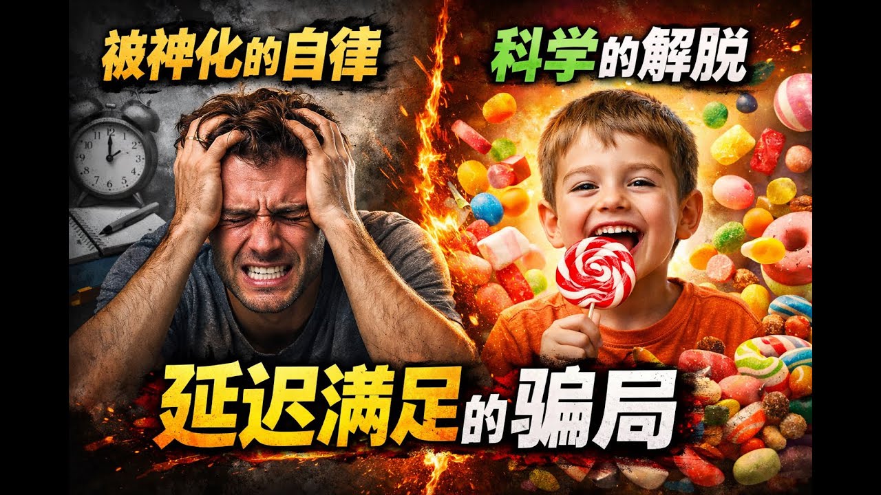 延迟满足：精英阶层编织的谎言 | 为什么你越自律越痛苦？停止这场“带毒”的自我剥削