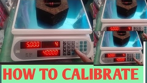 HOW TO CALIBRATE DOMESTIC ACS40 PRICE WEIGHING COMPUTING SCALE. 30KG/40KG. WEIGHT DIGITAL SCALE.