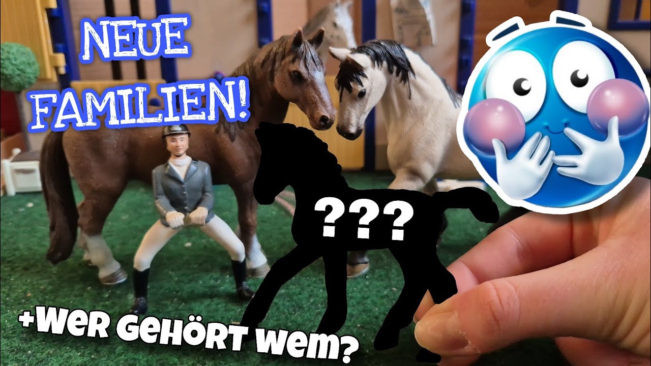NEUE Fohlen für neue Familien! + Wer gehört wem 🐴🤩Schleich Video Pferde