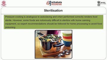 Blanching and Sterilization