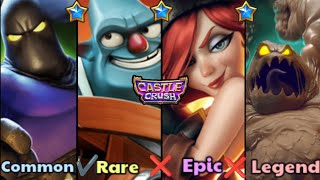  Max 6 Common Cards! Castle Crush Challenge 