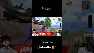 WMAX INSANE 1 v 3 Shotgun🔥 Clutch 😱 | BGMI #bgmi #viral #shorts