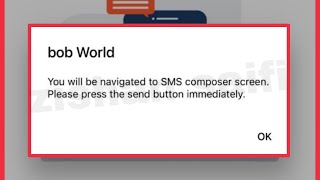 Bob World Fix You will be navigated to SMS composer screen Please press the send button immediately screenshot 3