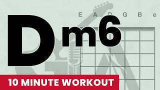 🔊 Dm6 | Guitar Chord Chart 10-min Workout for Beginners (w/Audio) | GuitarAnon