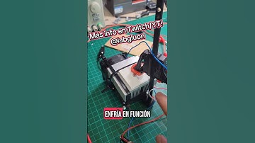 Probamos una PT100 con una Peltier para el proyecto Ícaro! #arduino #esp32 #pt100 #peltier
