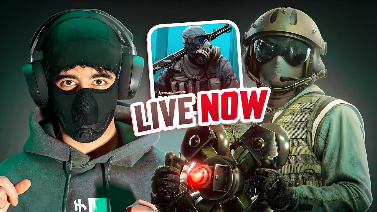 🔴 CAPTAIN PLAYING RAINBOW SIX MOBILE 🔥