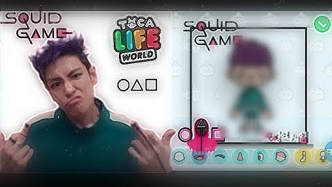 how to make in toca boca player 230 thanos from squid game easy to make .