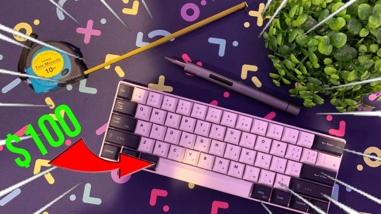 The BEST MODDED Keyboard for ONLY $100 | RK61 | Dinno
