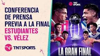 EN VIVO: conferencia de prensa en la previa de la final Estudiantes vs. Vélez - Copa de la Liga 2024