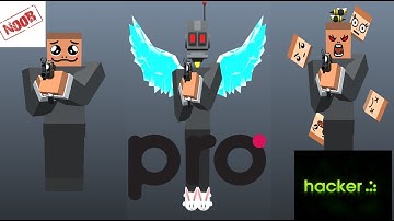 Krunker Noob vs Pro vs Hacker
