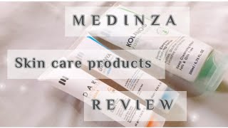 ريڤيو عن منتجات شركة ( MEDINZA ) للعناية بالبشرة #skincare #skincareroutine