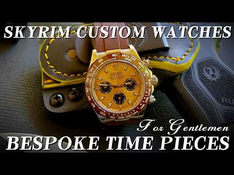 Timepieces for Gentlemen: SKYRIM Custom Watches