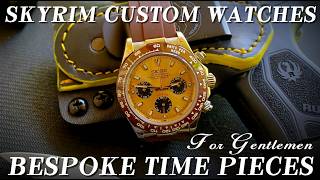 Timepieces for Gentlemen: SKYRIM Custom Watches