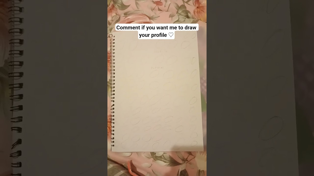 Want me to draw your profile? Comment down below