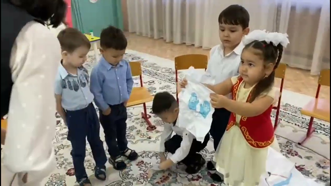 Балабақшадағы қазақ тілі  ашық сабақ. Қазақ тілінен ашық ұйымдастырылған іс-әрекет. Қыс қызығы.