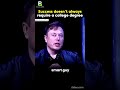 Elon Musk: Real Skills Are the Only Thing That Matter Now | #elonmusk #billionaire #success #tesla