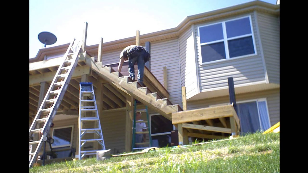 Spiegel Brothers Composite Deck Construction YouTube