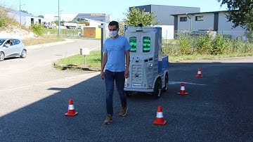 COVR project safeTHy demonstrates the protocols proposed by TwinswHeel for safety for mobile robots