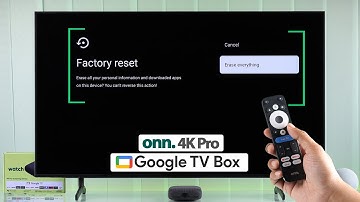 Onn. 4k Pro Google TV How to Factory Reset!
