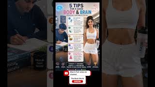 Healthy Body & Sharp Brain Habits 🧠💪 | 5 Daily Habits for Success | Best Version of You #wisemind