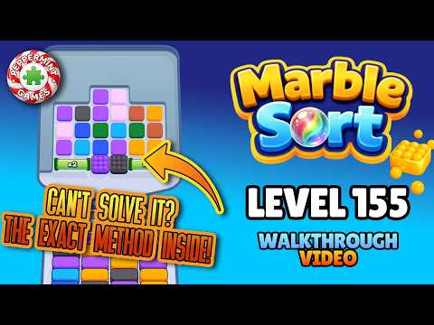 Marble Sort Level 155 Walkthrough & Solution