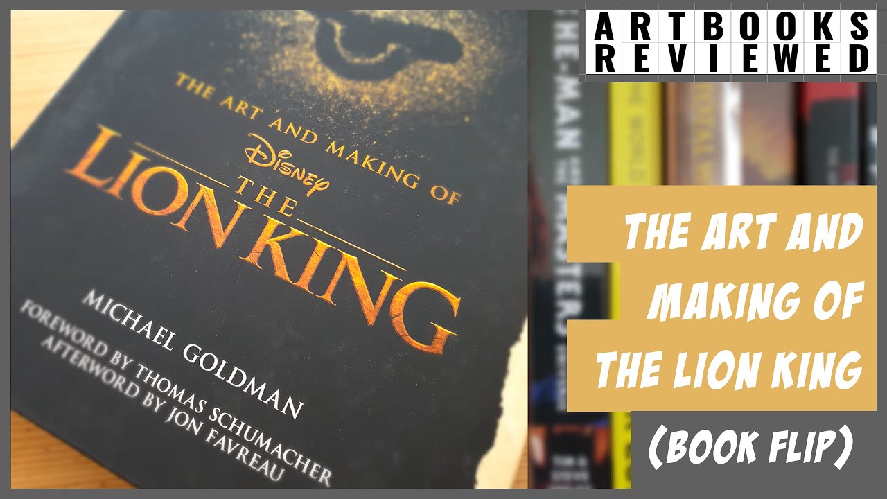 アート・デザイン・音楽 THE ART AND MAKING OF DISNEY LION KING The Art and Making of The Lion King Book Flip - YouTube