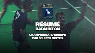 Les plus beaux points de la finale du championnat d'Europe de badminton !