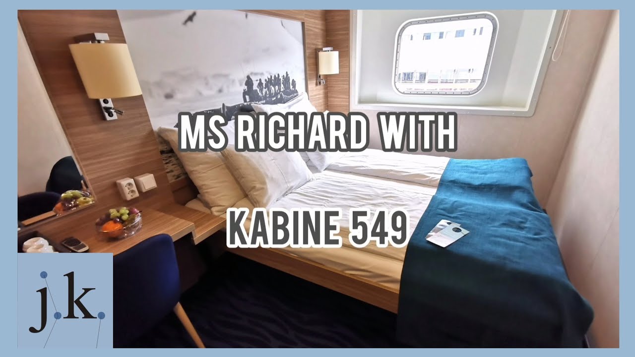 MS Richard With - Kabine #549 Kat P #hurtigruten #postschiff