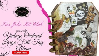 Vintage Orchard Large Fall Tag Album for Tres Jolie