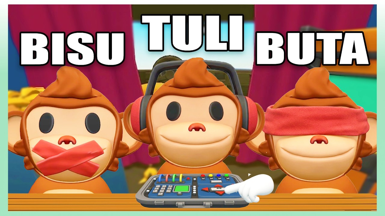3 Monyet Dongo Mencoba Menjinakkan BOMB! - BOMBANANA!