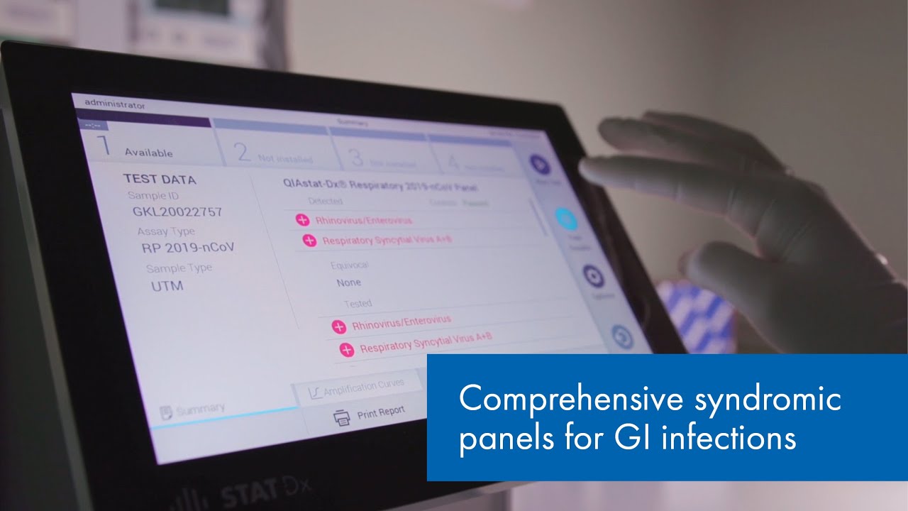 Comprehensive syndromic panels for GI infections QIAstatDx YouTube