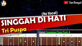 KARAOKE !! SINGGAH DI HATI - Tri Puspa || Chord   Lirik