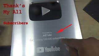 Thanks My All Subscribers Unboxing 100K Subscribers Reward