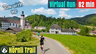 Hörnli Trail 1133 🇨🇭 Schweiz Wunderland | Laufband Laufen | Virtual Run #86