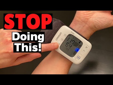 The Proper Way How To Use A Wrist Blood Pressure Cuff & Monitor | Omron Wrist Monitor