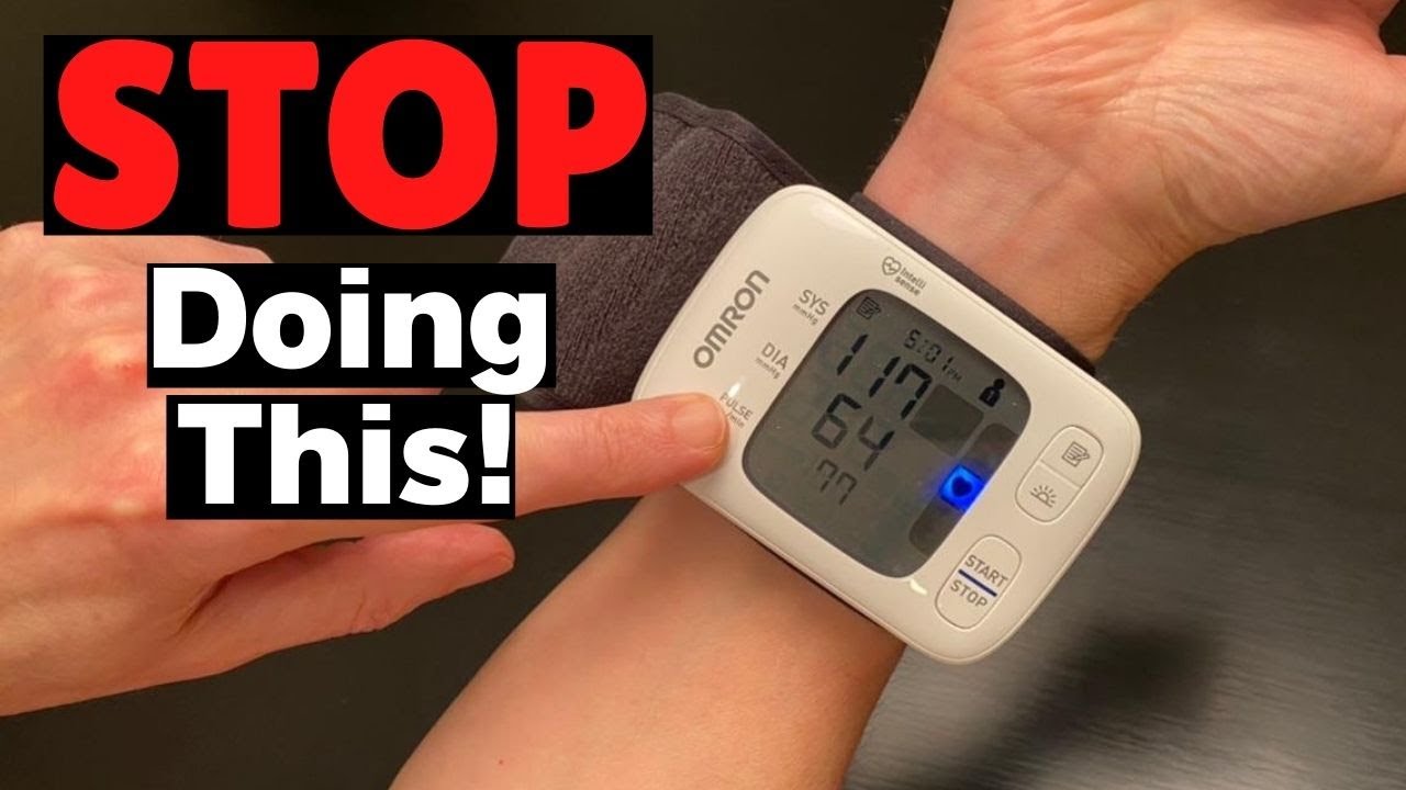 The Proper Way How To Use A Wrist Blood Pressure Cuff & Monitor