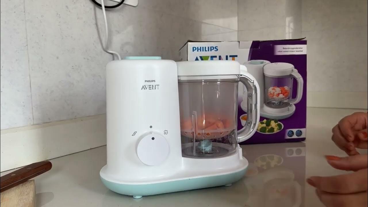 Philips Avent Steamer Blender Convenient Baby Food Preparation YouTube