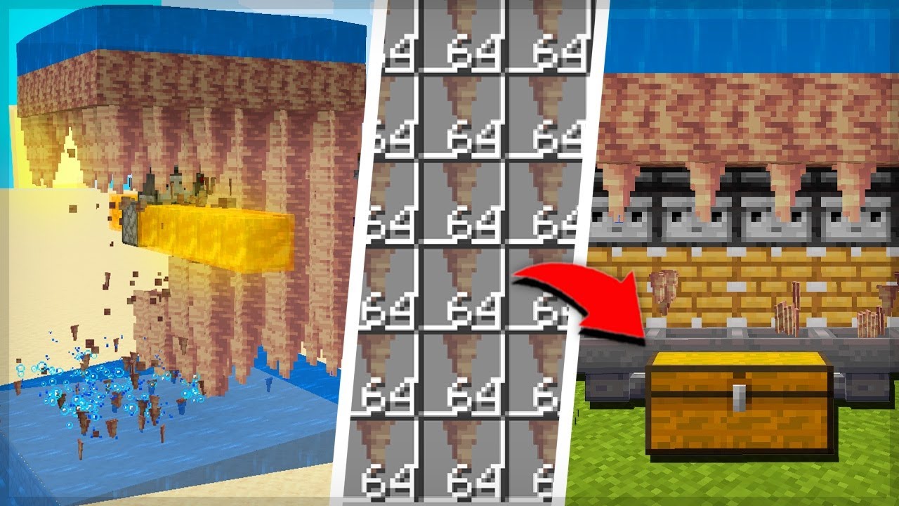️ FARM de ESPELOTEMAS AUTOMÁTICA (Dripstone) - Minecraft 1.17