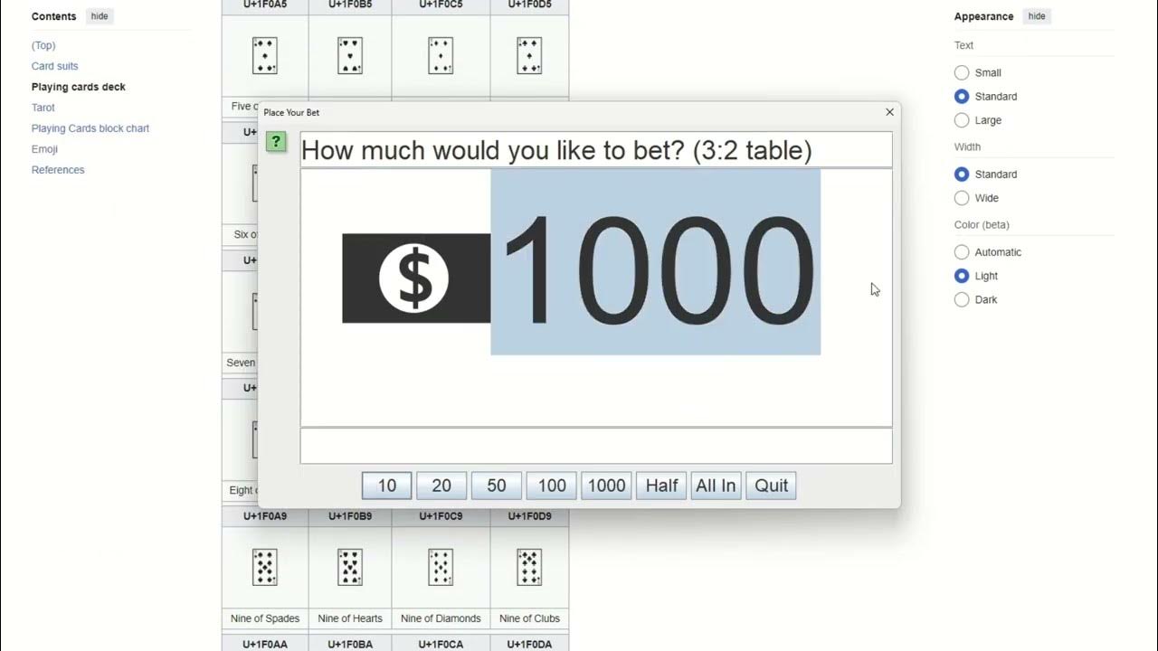 Blackjack+ v1 (Java) - YouTube