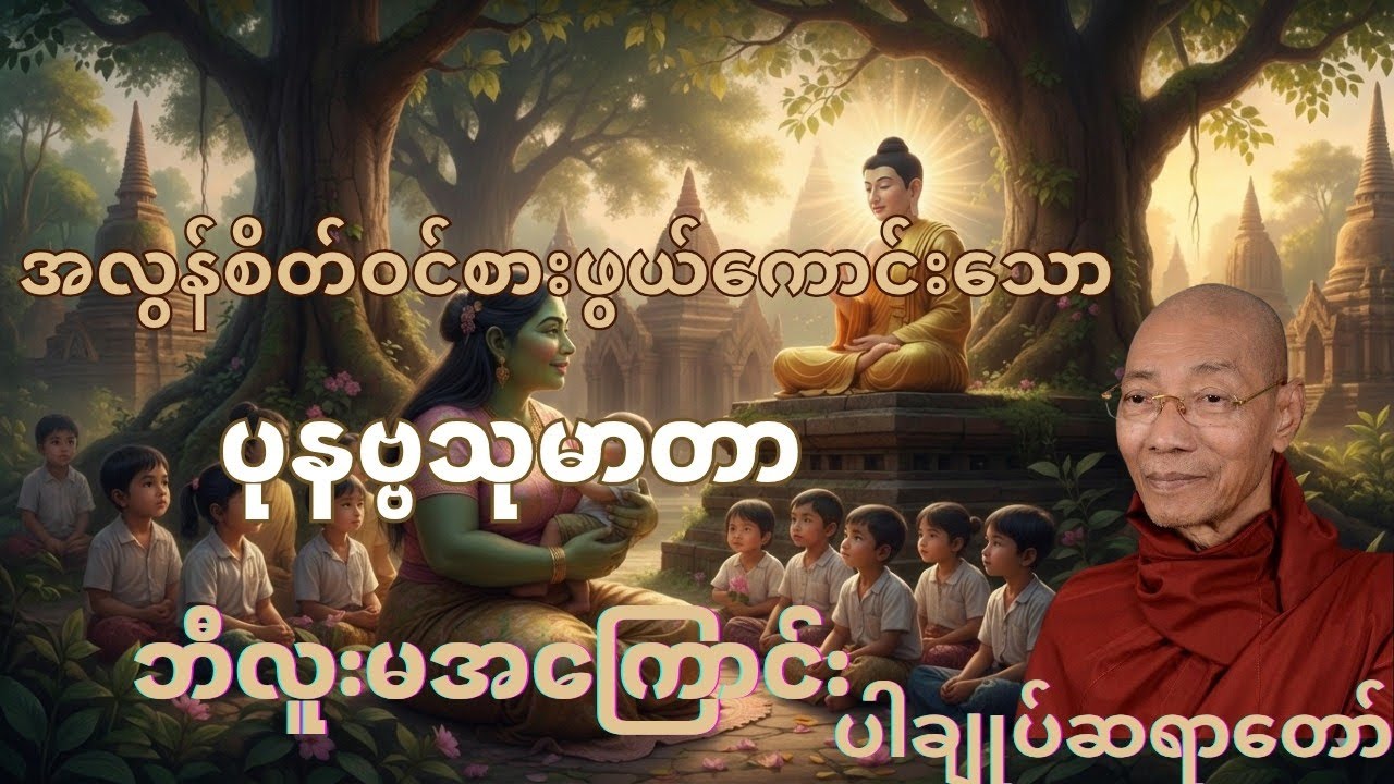ပုနဗ္ဗသုမာတာ ဘီလူးမအကြောင်းတရားတော် [ပါချုပ်ဆရာတော်] #tayardaw #တရားတော်များ #တရားတော် #buddha 