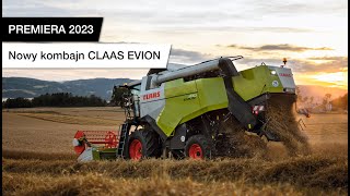 Nowy kombajn CLAAS EVION 430 | OFICJALNA PREMIERA ROLTEX | Żniwa 2023 | Pierwsze testy polowe EVION