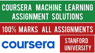 Coursera Machine Learning Stanford University All Programming Assignment Solutions & All Quiz Answer