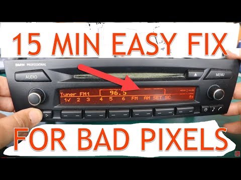 DIY Pixel Repair Instructions for BMW E90, E91, E92 Professional Radio CD73 made by Alpine