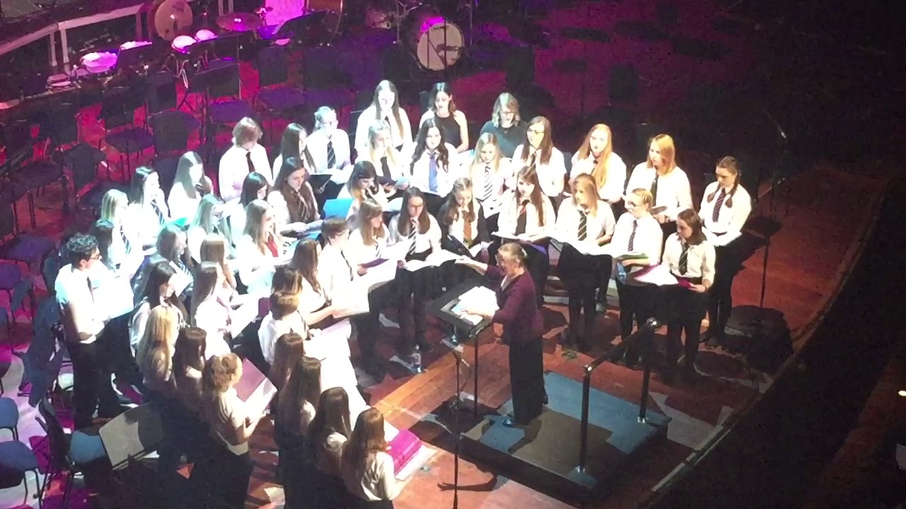 Midlothian Schools Choir sing Sanctus, Faure YouTube