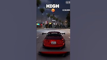 LOW vs MEDIUM vs HIGH vs ULTRA GRAPHICS in CarX Street #carxstreet #carparking #youtubeshorts