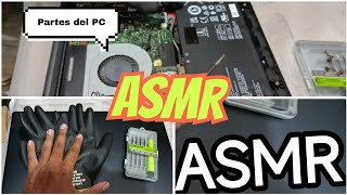 ASMR CASERO - Te enseño las partes del computador - aprende y relájate.